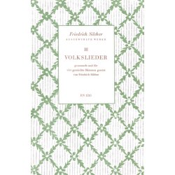 Volkslieder. Ausgewahlte Werke III : gesammelt und nach eigenen Melodien fur vier gemischte Stimmen gesetzt