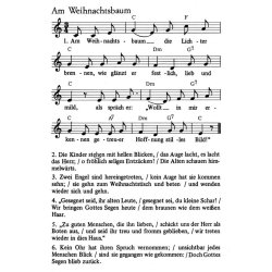 Weihnachtslieder : 39 ausgew&auml;hlte Lieder, einstimmig mit Akkordbezifferung