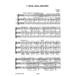 Von Schwalben und Maedchen : 9 Volkslieder f&uuml;r dreistimmigen Frauenchor