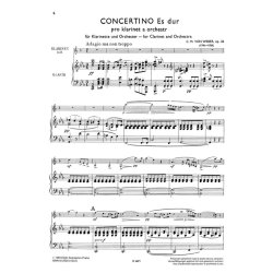 Concertino : f&uuml;r Klarinette und Orchester