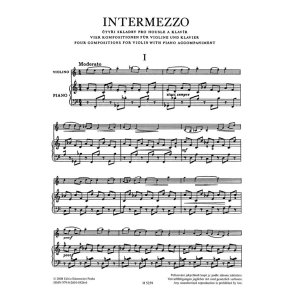 Intermezzo : Four compositions for violin and piano