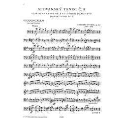 Kompositionen fur Violoncello : Slawischer Tanz Op. 46 Nr. 8, Slawischer Tanz Op. 46 Nr. 3, Polonaise A-Dur B 94