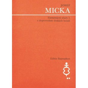 Elementare Etueden I : mit Begleitung zweiter Violine