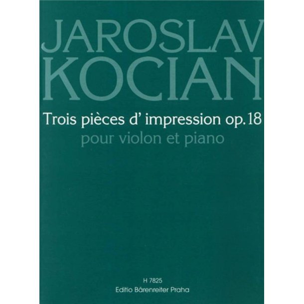 Drei Stuecke : f&uuml;r Violine und Klavier