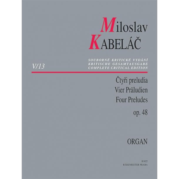 Four Preludes For Organ Op. 48