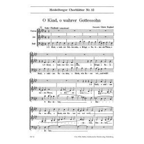 Heidelberger Chorblätter Nr. 12