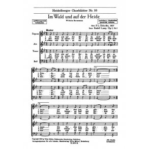 Heidelberger Chorblatter Nr. 16