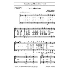 Heidelberger Chorblatter Nr. 19