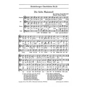 Heidelberger Chorblatter Nr. 25