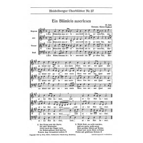 Heidelberger Chorblatter Nr. 27