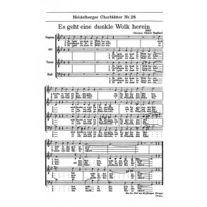 Heidelberger Chorblatter Nr. 28