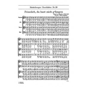 Heidelberger Chorblatter Nr. 29