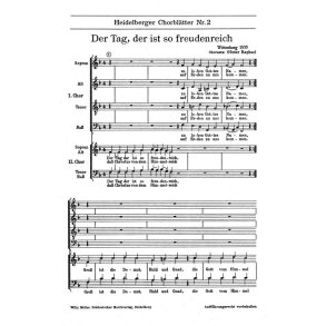 Heidelberger Chorblatter Nr. 2