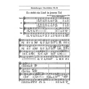 Heidelberger Chorblatter Nr. 31