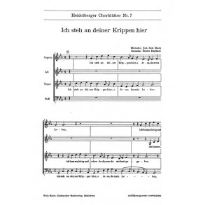 Heidelberger Chorblatter Nr. 7