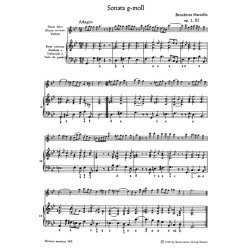 Sonaten 2 G E Op.2
