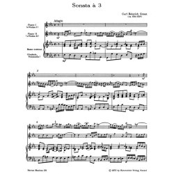 Sonata Eb Maj 2 Fl Bc : for 2 Flutes (Violins) and Basso continuo
