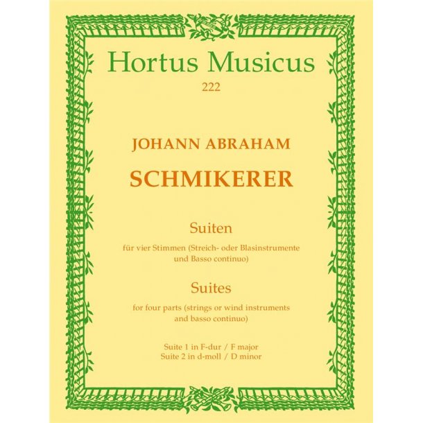 Zwei Suiten : Vierstimmige Suiten in F-dur und d-moll