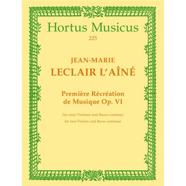 Premiere Recreation 2 Vln Bc : Ouverturensuite (10 S&auml;tze)