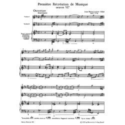 Premiere Recreation 2 Vln Bc : Ouverturensuite (10 S&auml;tze)