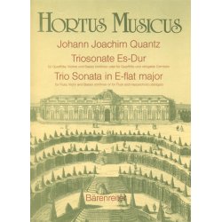 Trio Sonata Eb Maj Fl Vln Bc : for Flute, Violin and BC oder for Flute and Harpsichord obbligato