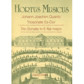 Trio Sonata Eb Maj Fl Vln Bc : for Flute, Violin and BC oder for Flute and Harpsichord obbligato