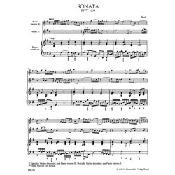 Triosonate G BWV1038