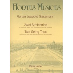 Zwei Streichtrios : Trios in Es-dur und B-dur. 1. Stimme jeweils f&uuml;r Viola und Violine beigegeben