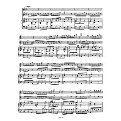 Trio Sonata C major BWV1032 Fl, Vln : for Flute, Violin and Basso continuo