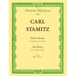 Six Duets - Sechs Duette Op. 27 Vol. 1 : For Two Flutes or Violins - f&uuml;r zwei Fl&ouml;ten oder Violinen