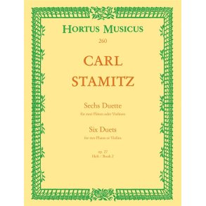 Sechs Duette fur zwei Floten oder Violinen. Heft 2