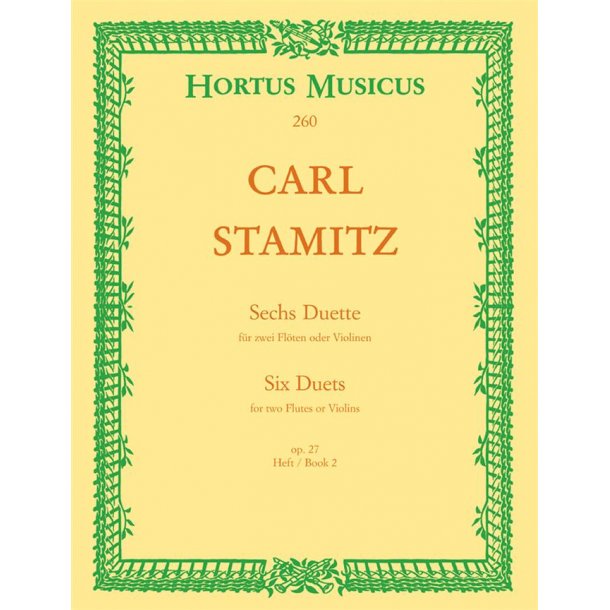 Sechs Duette fur zwei Floten oder Violinen. Heft 2