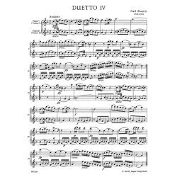 Sechs Duette fur zwei Floten oder Violinen. Heft 2