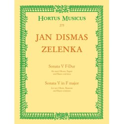 Sonata No 5 F Major : f&uuml;r zwei Oboen, Fagott und Basso continuo