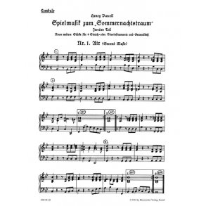 Spielmusik zum Sommernachtstraum. Bd 2 (Nr. 1 -9)