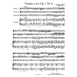 Sonate fur 2 Violinen, Cello &amp; Basso continuo : Violoncello meist Basso continuo