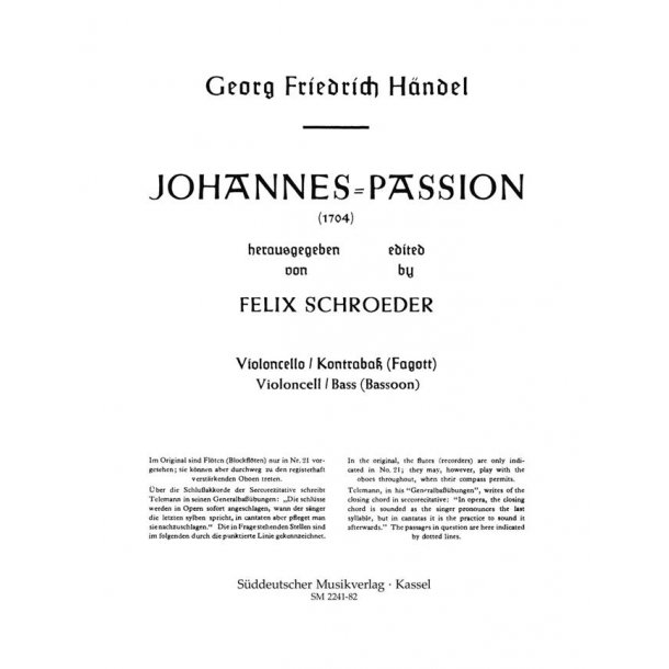 Passion nach dem Evangelisten Johannes (1704)