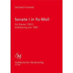 Sonata I fur Klavier (1931) : Endfassung von 1981