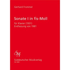 Sonata I fur Klavier (1931) : Endfassung von 1981