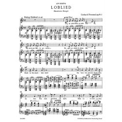 Samtliche Lieder mit Klavierbegleitung, Band II : Hohe und mittlere Stimme