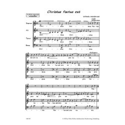 Christus factus est : Motette