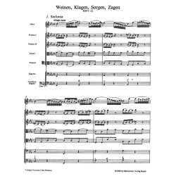 Cantata BWV 12 Weinen, Klagen, Sorgen, Zagen : Cantata for the Sunday Jubilate