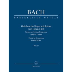 Cantata BWV 18 Gleichwie Der Regen Und Schnee : Cantata for Sunday Sexagesimae