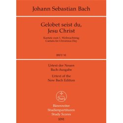 Gelobet Seist Du, Jesu Christ : Cantata for Christmas Day