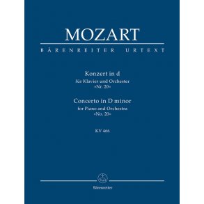 Piano Concerto 20 KV466 Study score : for Piano and Orchestra