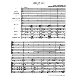 Piano Concerto 20 KV466 Study score : for Piano and Orchestra