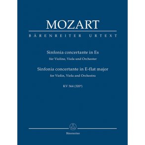 Sinfonia concertante in E-flat major K.364 : for Violin, Viola and Orchestra