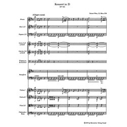 Piano Concerto D major KV 451 : Concerto for Piano and Orchestra