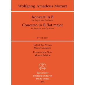 Bassoon Concerto K191 Study Score : for Bassoon and Orchestra