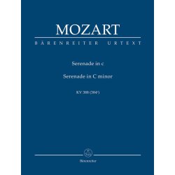 Serenade C Minor K388 Study score : f&uuml;r zwei Oboen, zwei Klarinetten, zwei H&ouml;rner und zwei Fagotte